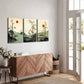 3pcs Abstract Forest Landscape Canvas Framed 40x60cm - High Quality Print 100% Australian Made Wall Canvas Ready to Hang