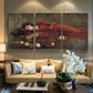 3pcs Echo and Narcissus Painting John William Metal Print Ready to Hang Art