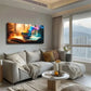 Enchanting Castle Emerging Wall Art Canvas Office Home Room Framed 120x60cm