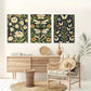 3pcs Decorative Calligraphy And Cartoon Metal Print Ready to Hang Art
