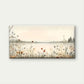 Flowers And Lakes Nature Wall Art Canvas Office Home Room Framed 80x45cm