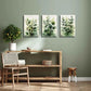 3pcs Featuring Eucalyptus Flowers,Metal Print Ready to Hang Art
