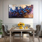 Blue Butterflies Perfect Wall Art Canvas Office Home Room Framed 120x60cm