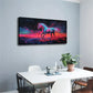 Modern Abstract Galloping Horse Wall Art Canvas Office Home Room Framed 120x60cm