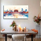 Chinese Forbidden City Scene Wall Art Canvas Office Home Room Framed 120x60cm