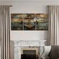 3pcs Rustic Nautical Anchor Metal Print Ready to Hang Art