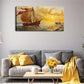 Two Sailboats Under Sunset Wall Art Canvas Office Home Room Framed 120x60cm