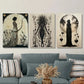 3pcs Goddess Kalima Metal Print Ready to Hang Art