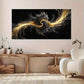 Black and Golden Galaxy wall canvas office home room framed 120x60cm