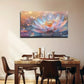 Lotus Flower Presenting Light Wall Art Canvas Office Home Room Framed 120x60cm