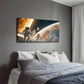 Three Astronauts' Magnificent Wall Art Canvas Office Home Room Framed 120x60cm