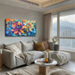 Abstract Succulent Colorful Wall Art Canvas Office Home Room Framed 120x60cm