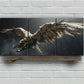 3pcs Flying White Eagle Black & White Metal Print Ready to Hang Art