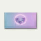 Neon Glowing Light ,Palm Trees Wall Art Canvas Office Home Room Framed 120x60cm