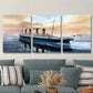 3pcs Modern Cruise Ship Metal Print Ready to Hang Art