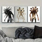 3pcs Eye monster Art Painting  Metal Print Ready to Hang Art