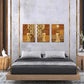 3pcs    Ethnic Ancient Dance Painting Pictures Painting Metal Print Ready to Hang Art