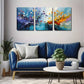 3pcs Magical Abstract Tree Wall Art Set Canvas Framed 40x60cm - High Quality Print 100% Australian Made Wall Canvas Ready to Hang