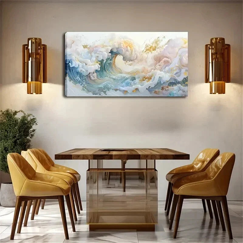 The Unique Charm Of Abstract Wall Art Canvas Office Home Room Framed 120x60cm
