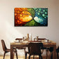 Layered Patterns Suitable Wall Art Canvas Office Home Room Framed 80x45cm