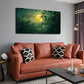 Watercolor Bamboo Forest Wall Art canvas office home room framed 120x60cm