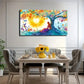Enchanting Tree With Colorful Wall Art Canvas Office Home Room Framed 80x45cm