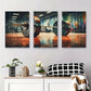 3pcs Gym Equipment Strength Gym Motivational Metal Print Ready to Hang Art
