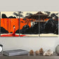 3pcs  Ancient buildings, Art Painting Metal Print Ready to Hang Art