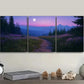 3pcs The path up the hill Art Painting Metal Print Ready to Hang Art