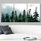 3pcs Watercolor Moon Bird Palm Trees Metal Print Ready to Hang Art