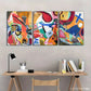 3pcs Impressionist Art Decorative Posters Decor Metal Print Ready to Hang Art