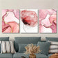 3pcs Purple abstract art, pink Wall Art Set Canvas Framed 40x60cm - High Quality Print 100% Australian Made Wall Canvas Ready to Hang