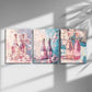 3pcs Vibrant Summer Beverage Metal Print Ready to Hang Art