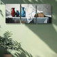 3pcs Pot and kettle Art Painting Metal Print Ready to Hang Art