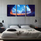 3pcs  Small Human Under The Mountain, Attractive Wall Art Set Canvas Framed 40x60cm - High Quality Print 100% Australian Made Wall Canvas Ready to Hang