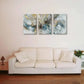 3pcs Watercolor Painting Marble Vortex Metal Print Ready to Hang Art
