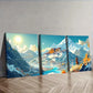 3pcs Potala Palace Wall Art Set Canvas Framed 40x60cm - High Quality Print 100% Australian Made Wall Canvas Ready to Hang