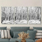 3pcs Winter Wonderland Scene with Snow-Covered Metal Print Ready to Hang Art Metal Print Ready to Hang Art