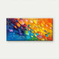 Modern Abstract Oil Painting Wall Art Canvas Office Home Room Framed 80x45cm
