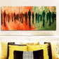3pcs The Man on the Ripples Abstract Painting  Wall Art Set Canvas Framed 40x60cm - High Quality Print 100% Australian Made Wall Canvas Ready to Hang