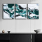 3pcs Antarctic Ice Shelf Nature Green Perfect Wall Art Set Canvas Framed 40x60cm - High Quality Print 100% Australian Made Wall Canvas Ready to Hang