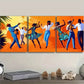 3pcs Fashionable African American Wall Art Set Canvas Framed 40x60cm - High Quality Print 100% Australian Made Wall Canvas Ready to Hang