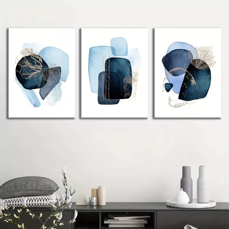 3pcs Pine Wood, Ideal for Fall and Summer Season Wall Art Set Canvas Framed 40x60cm - High Quality Print 100% Australian Made Wall Canvas Ready to Hang