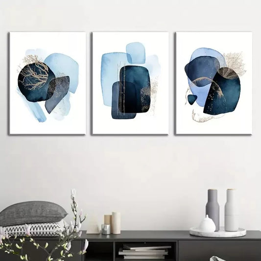 3pcs Pine Wood, Ideal for Fall and Summer Season Wall Art Set Canvas Framed 40x60cm - High Quality Print 100% Australian Made Wall Canvas Ready to Hang
