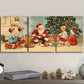 3pcs Merry Christmas breath Wall Art Set Canvas Framed 40x60cm - High Quality Print 100% Australian Made Wall Canvas Ready to Hang