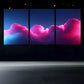 3pcs Beautiful sky Canvas Framed 40x60cm - High Quality Print 100% Australian Made Wall Canvas Ready to Hang