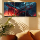 3pcs Guitarist Design Metal Print Ready to Hang Art