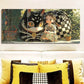3pcs The Cat And The Girl Modern Art Wall Art Set Canvas Framed 60x90cm - High Quality Print 100% Australian Made Wall Canvas Ready to Hang