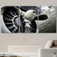 3pcs Airport Vintage Airplane Propeller Vehicles Metal Print Ready to Hang Art