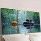 3pcs Zen Bamboo And Stone Calming Nature Decor Wall Art Set Canvas Framed 40x60cm - High Quality Print 100% Australian Made Wall Canvas Ready to Hang